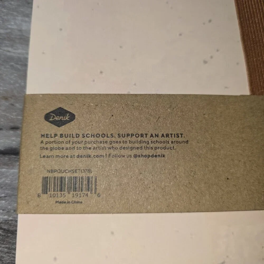 Denik Notebook & Pouch Set BNWT – 5.25